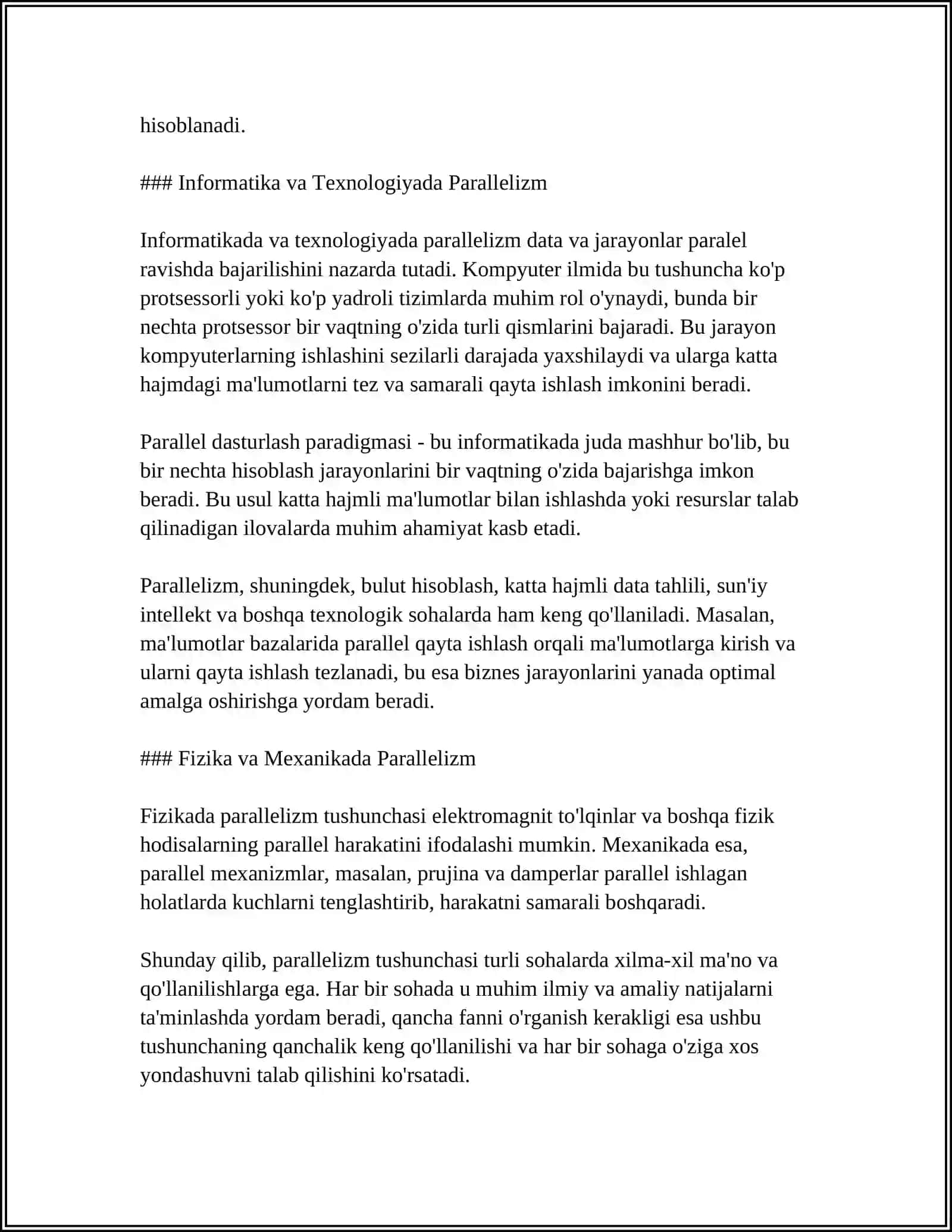 PARALLELZIM–ÕZBEK XALQ QÕSHIQLARINING TARKIBIY QISMI SIFATDA EPIK JANRLARLARDA ADABIY–BADIIY QOLIPLAR VA AN'ANAVIY TASVIR VOSITALARI 4