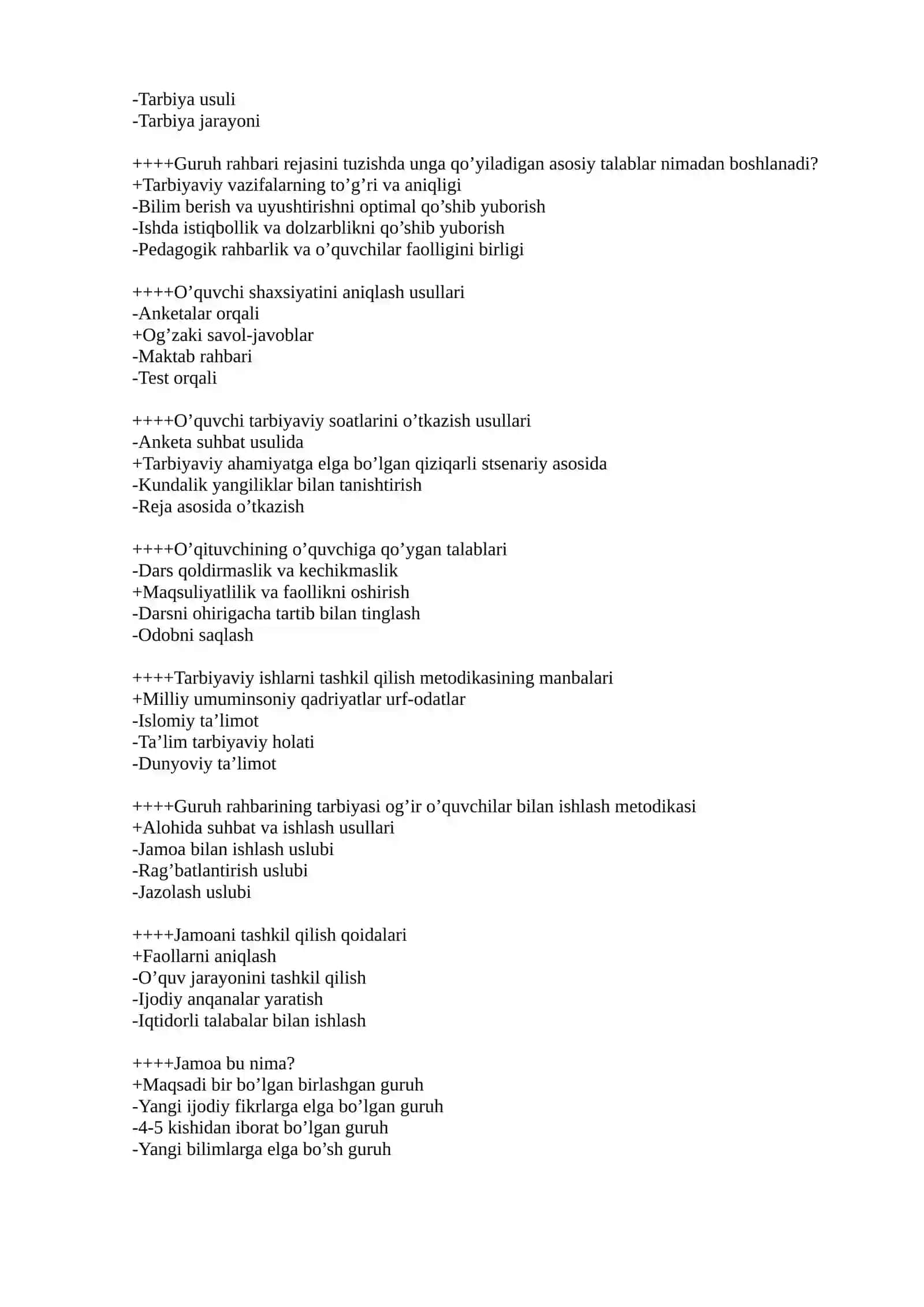 Shaxsni jamoada tarbiyalash pedagogikaning Yetakchi tamoyili nimadan boshlanadi? 4