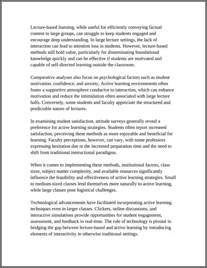 ANALYSIS OF TEACHING METHODS 4