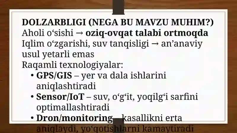 “Qishloq xoʻjaligida raqamli texnologiyalarni joriy etishning iqtisodiy samaradorligi” 4