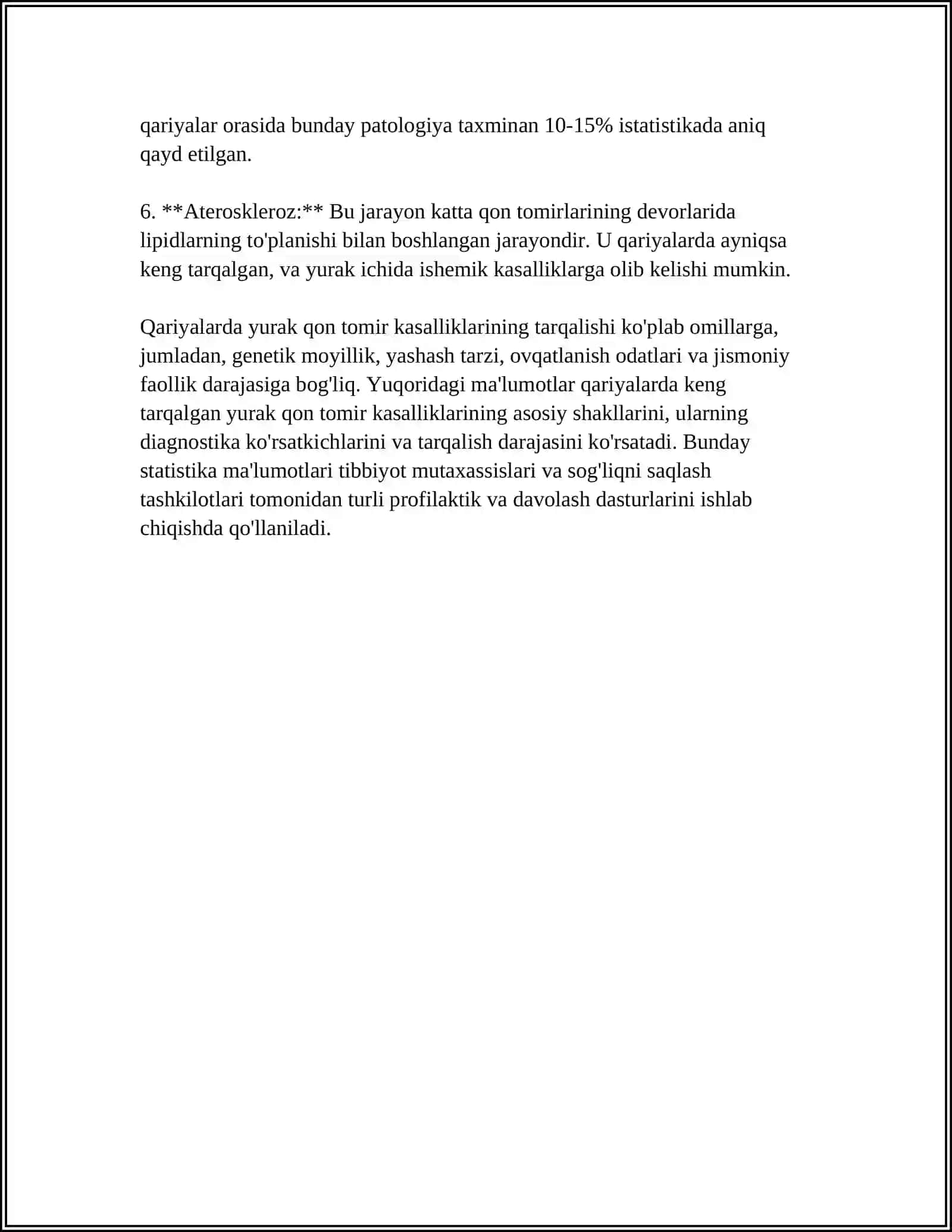 QARIYALARDA YURAK QON TOMIR KASALLIKLARI KECHRISHNING ÒZIGA XOS XUSUSIYATLARI 4