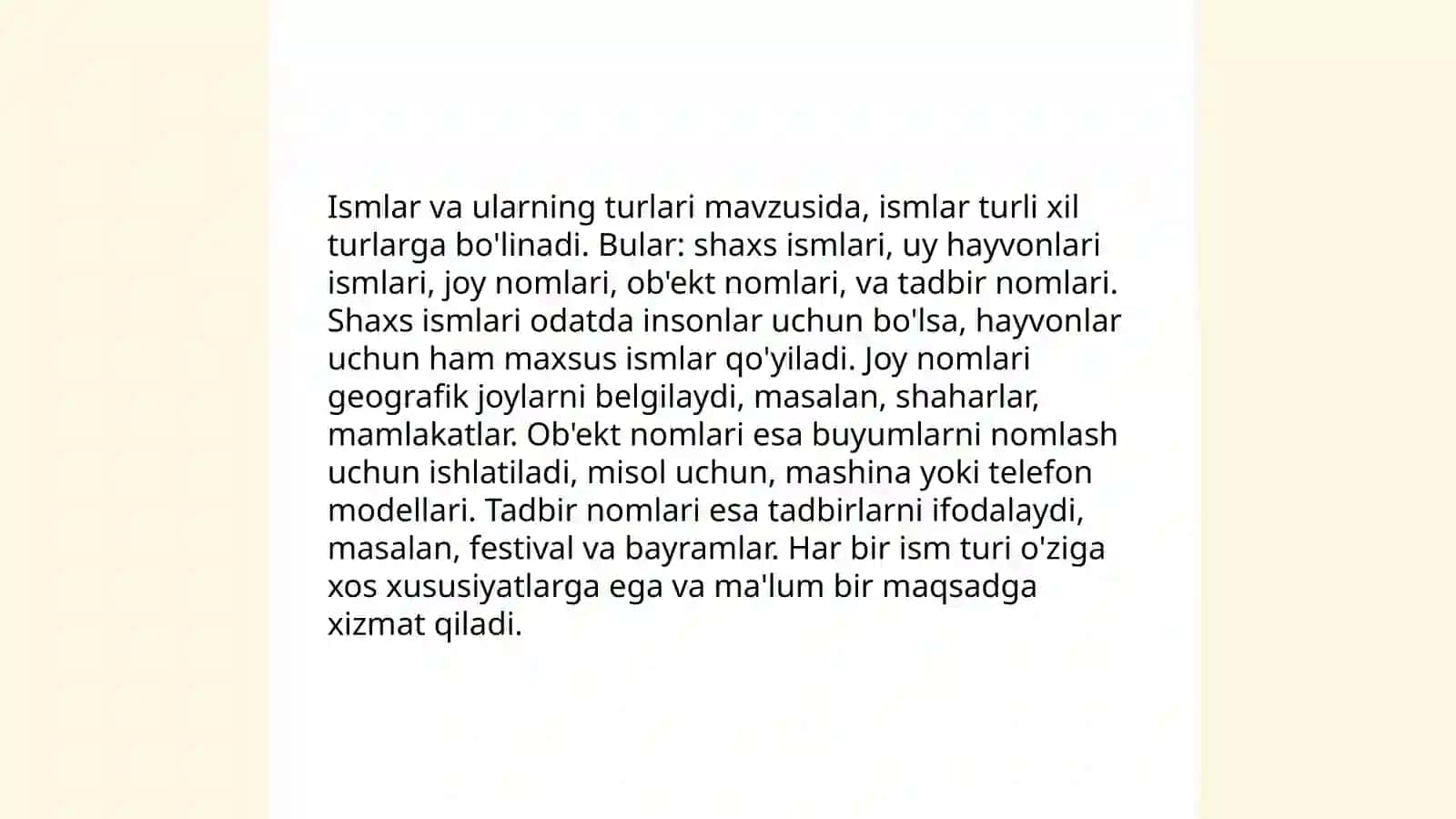 Turli tillarda söz turkumlari va ularni guruhlash tamoyillari 4