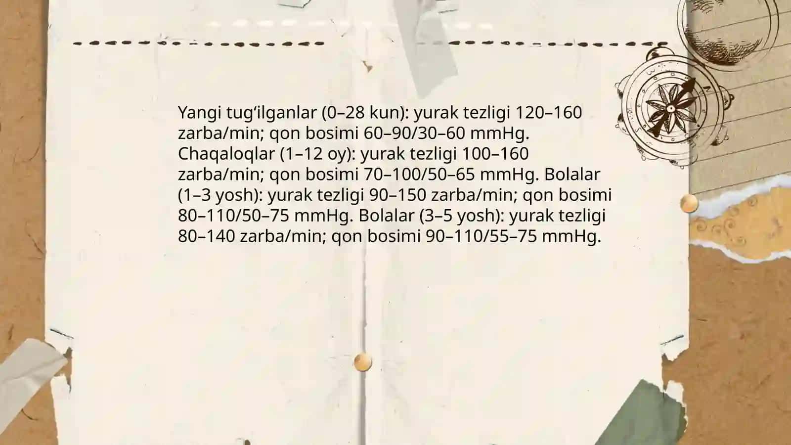 Qon aylanish tizimining yosh xususiyati va gigiyenasi 4