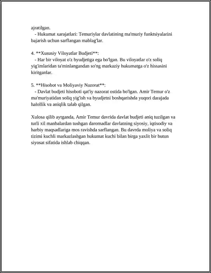 AMIR TEMUR DAVRIDA MOLIVAVIY SIYOSAT 4