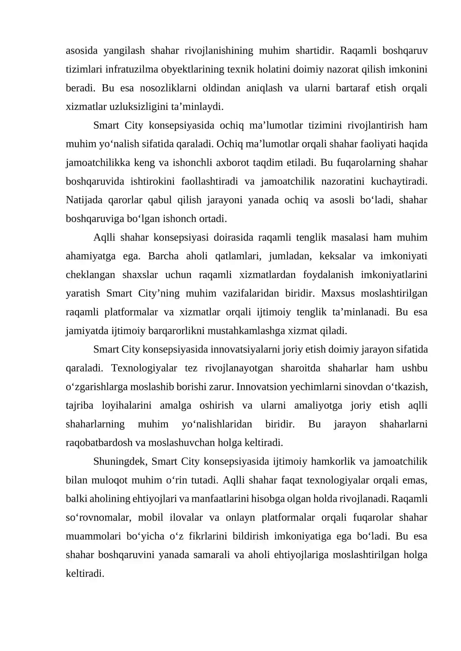 “Aqlli shahar” konsepsiyasi: vazifalari va tarkibiy elementlari 4
