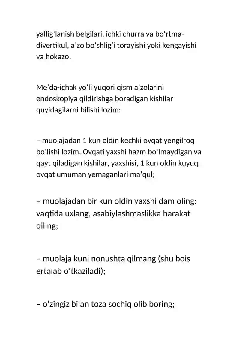 TIBBIYOTDA ENDOSKOPIK USULLARNING QULLANILISHI 4