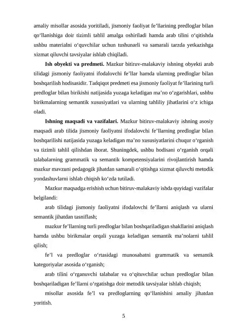 Arab tilida jismoniy faoliyat fe’llarining lingvistik xususiyatları 4