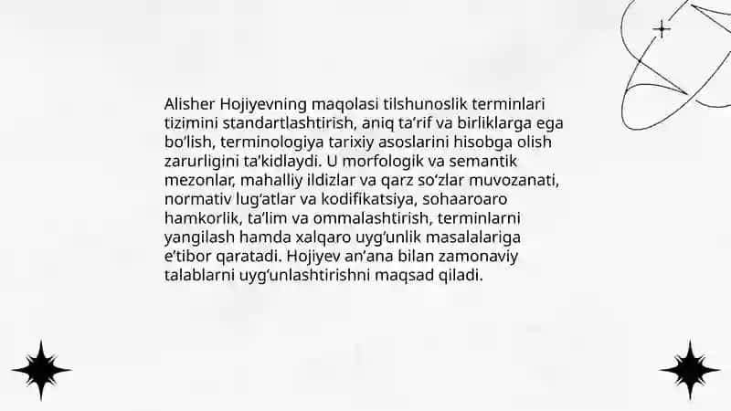 Tilshunoslik terminlari haqida fikr bildirish 4