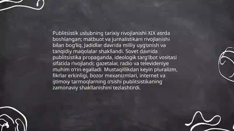 Publitsistik uslub haqida 4