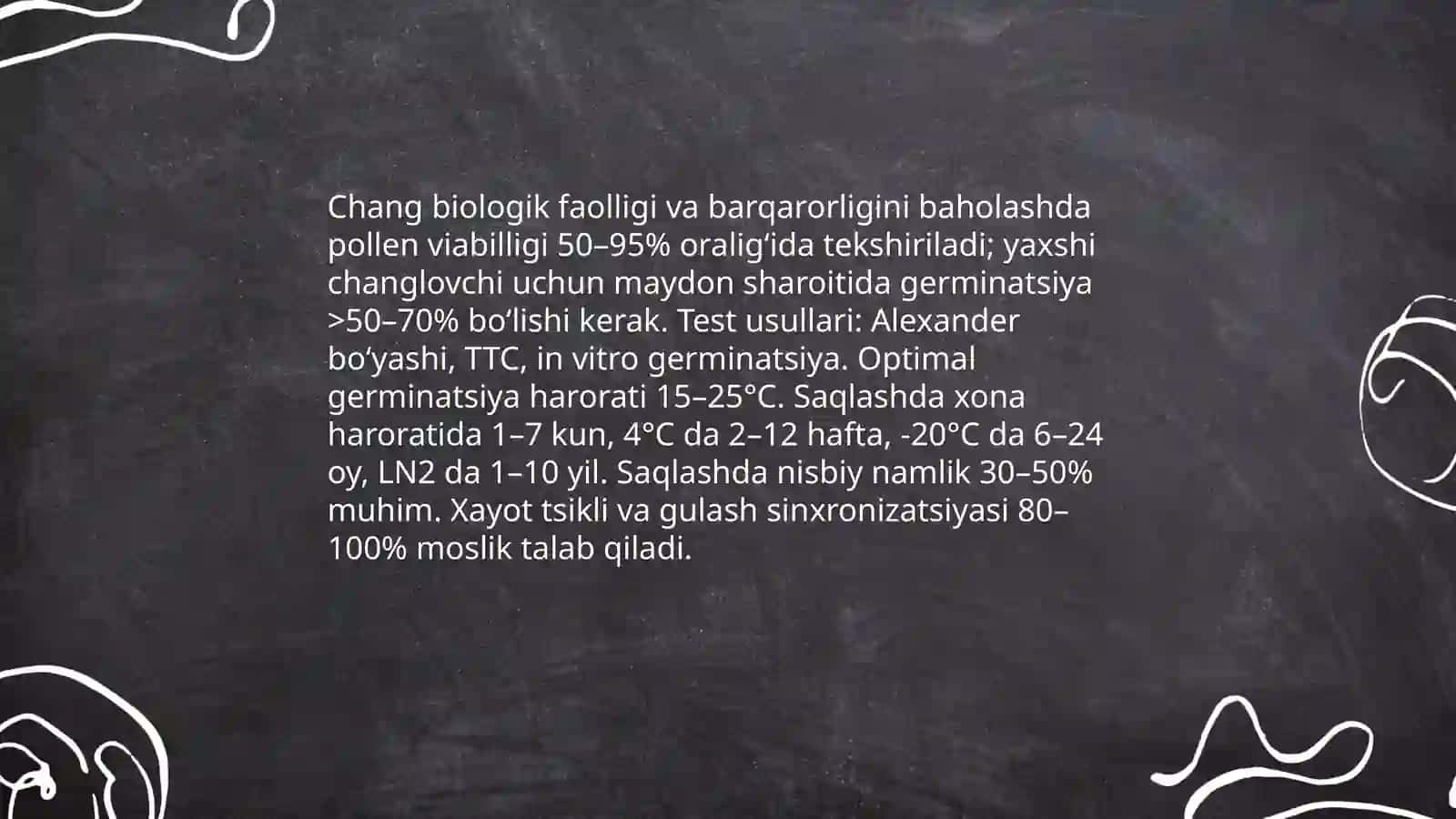 Mevali ekin navlari uchun changlovchi nav tanlash 4