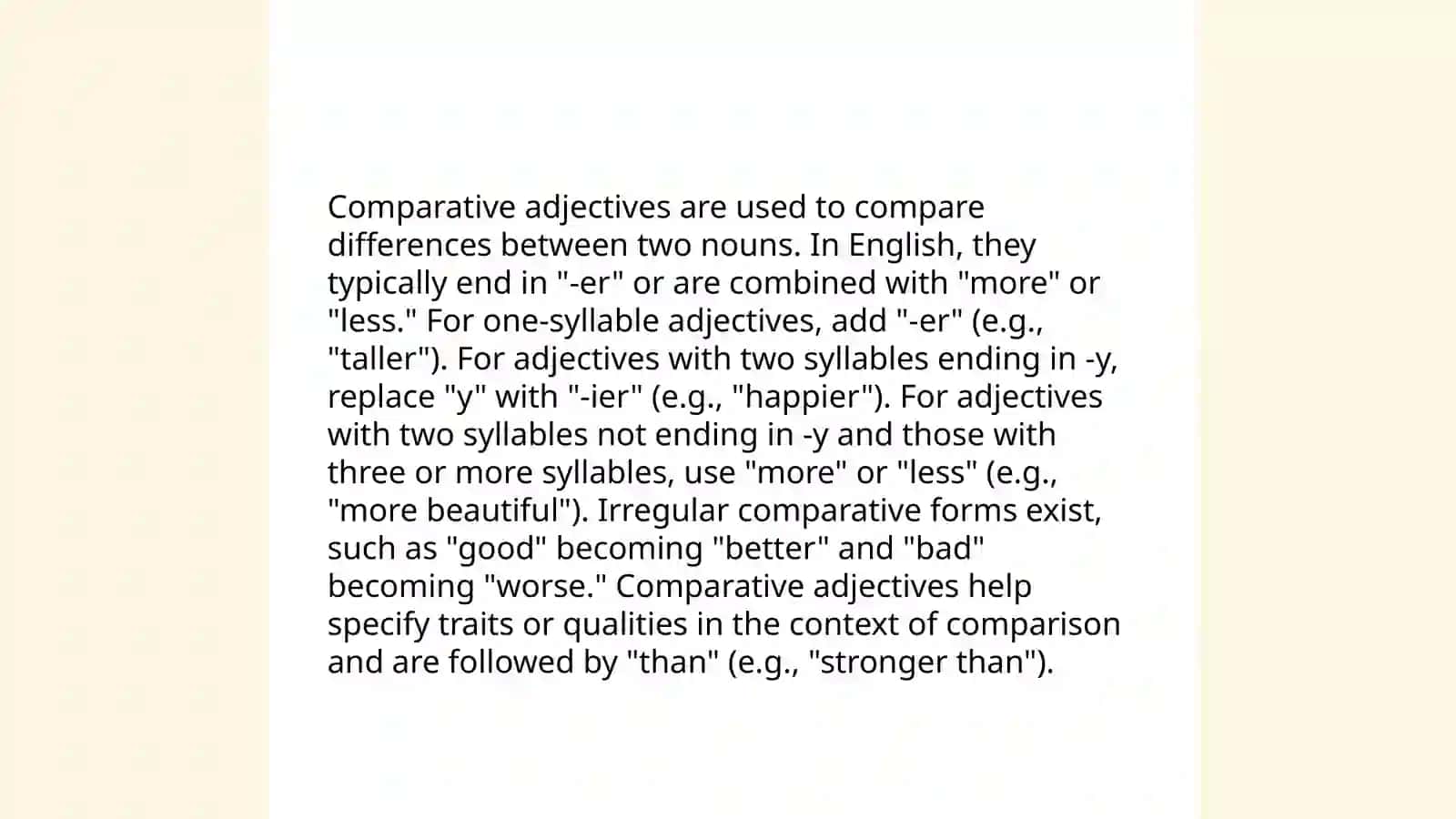 Descriptive Adjectives 4