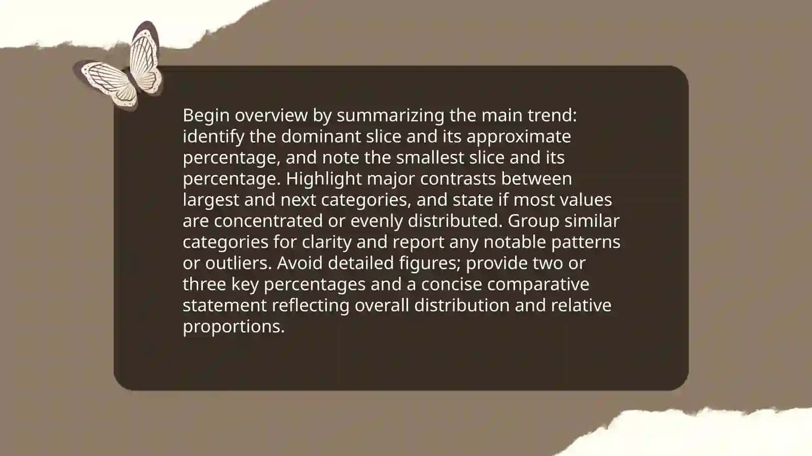 Writing "Pie chart" 4