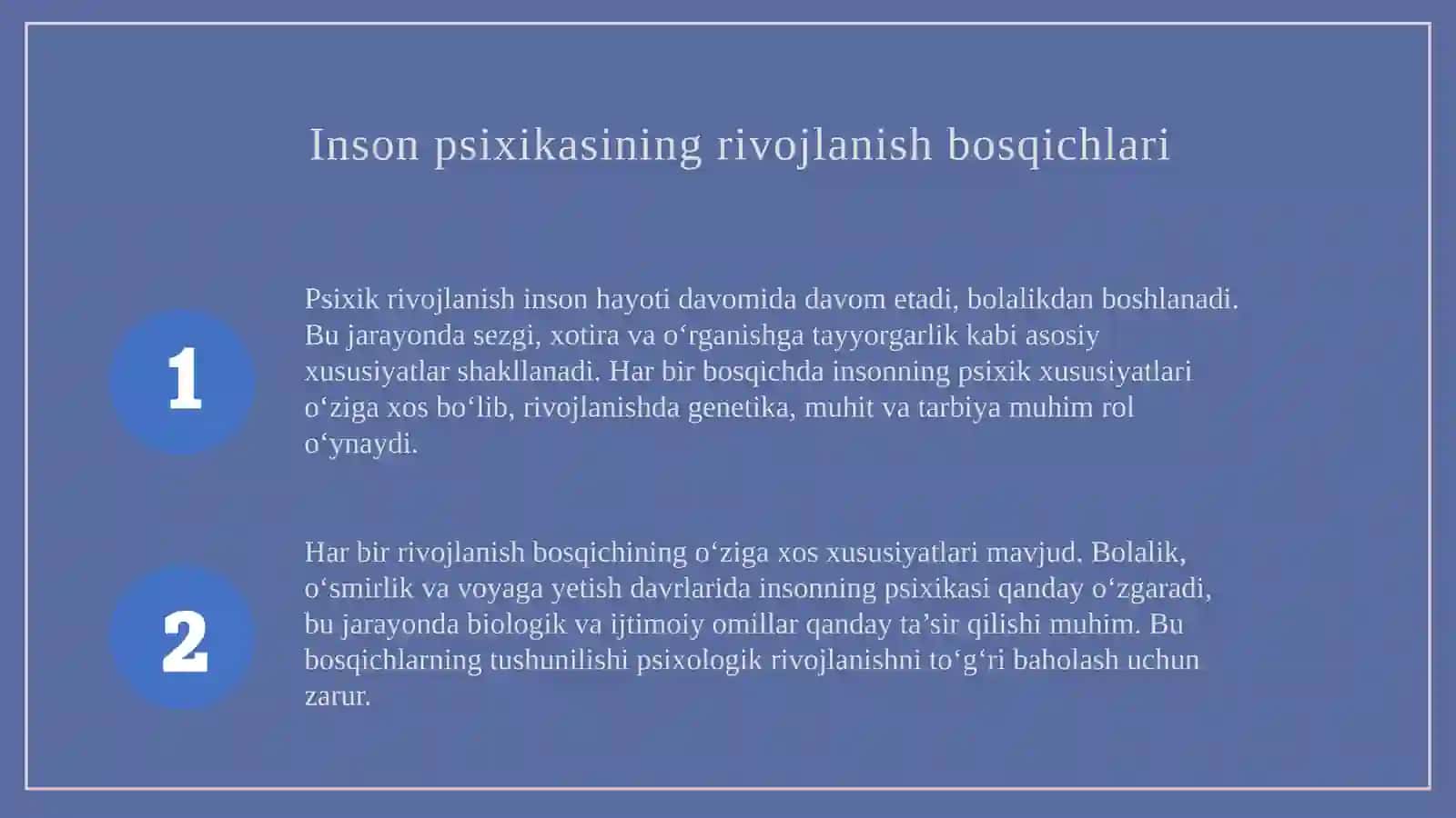 Bolalar psixikasi va rivojlanish jarayonlari 4