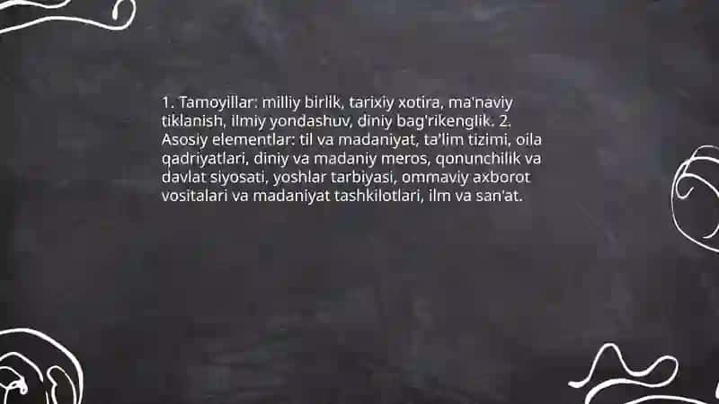 O'zbekistonning yangi tarixida milliy g'oya va ma'naviyat konsepsiyasi 4