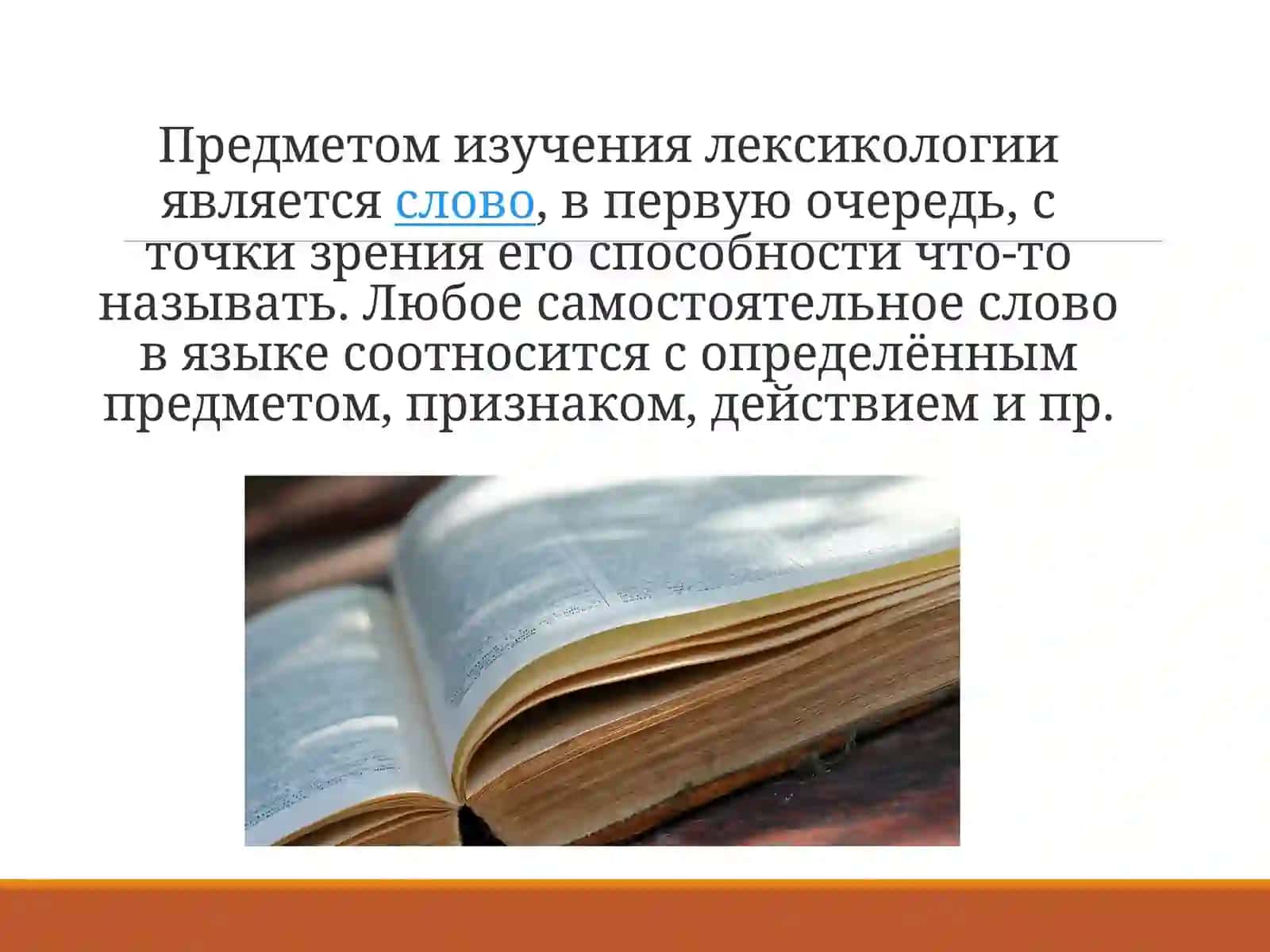 Лексикология как наука в русском языке 4