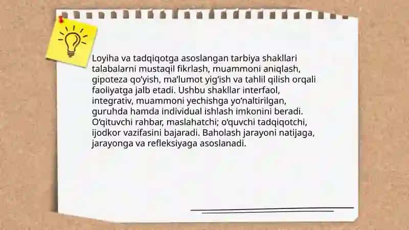 Zamonaviy Pedagogikada tarbiya metodlari va shakllari 4