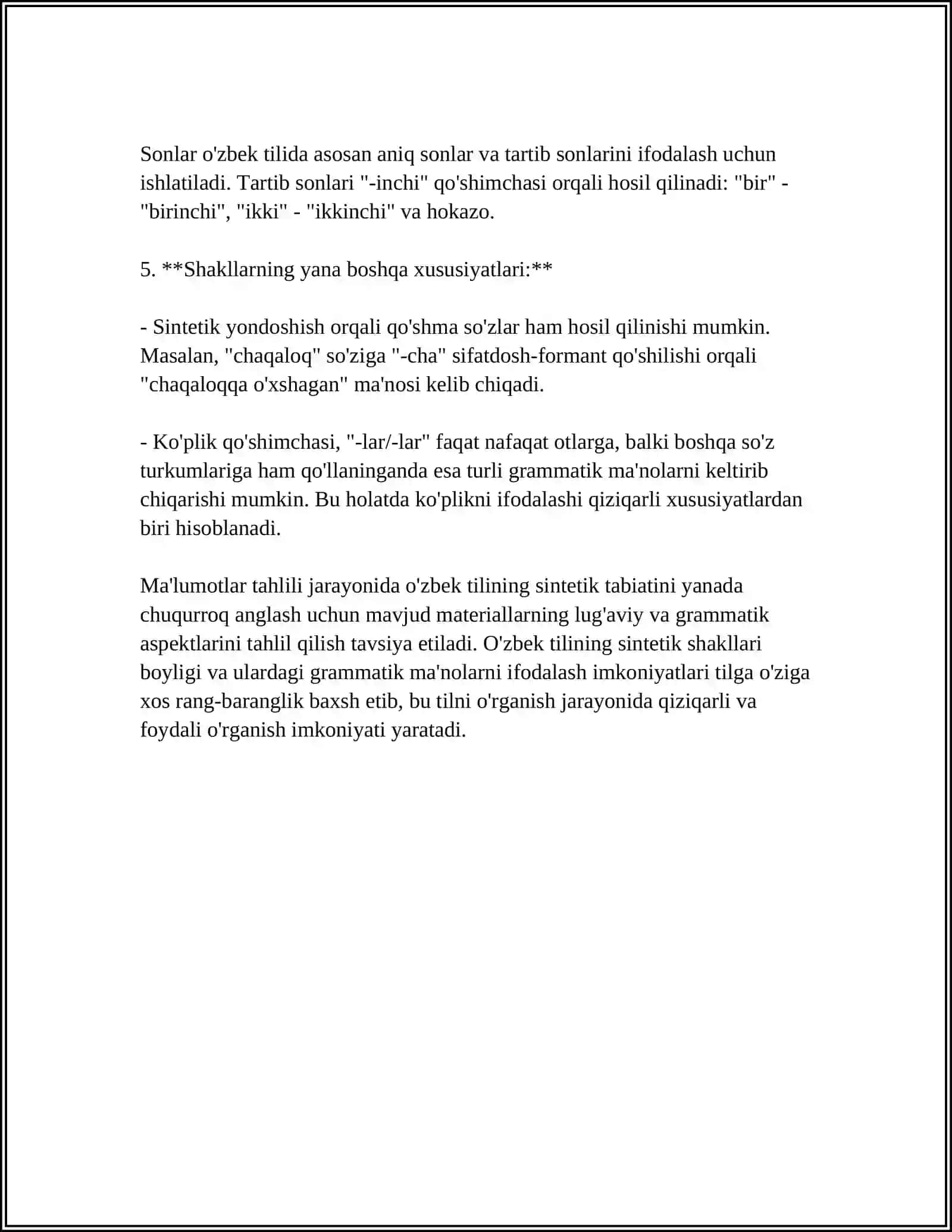 SÓZLARNING SINTETIK VA ANALITIK SHAKLLARI 4
