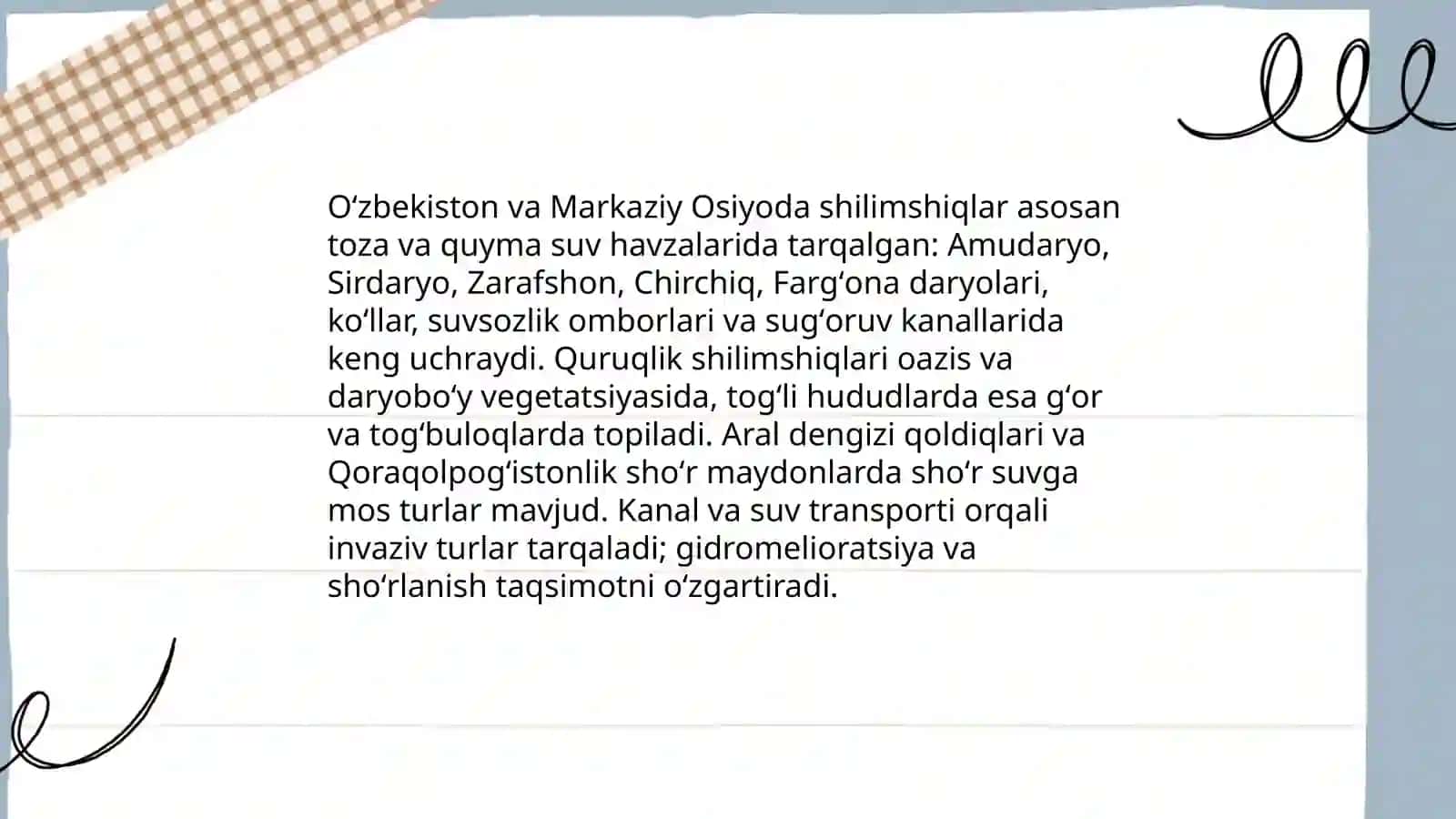 Shilimshiqlarning tarqalishi va ahamiyati 4