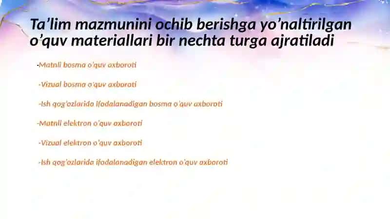 AMALIY PEDAGOGIK FAOLIYATNI TAShKIL ETIShGA KREATIV YONDAShISh 4