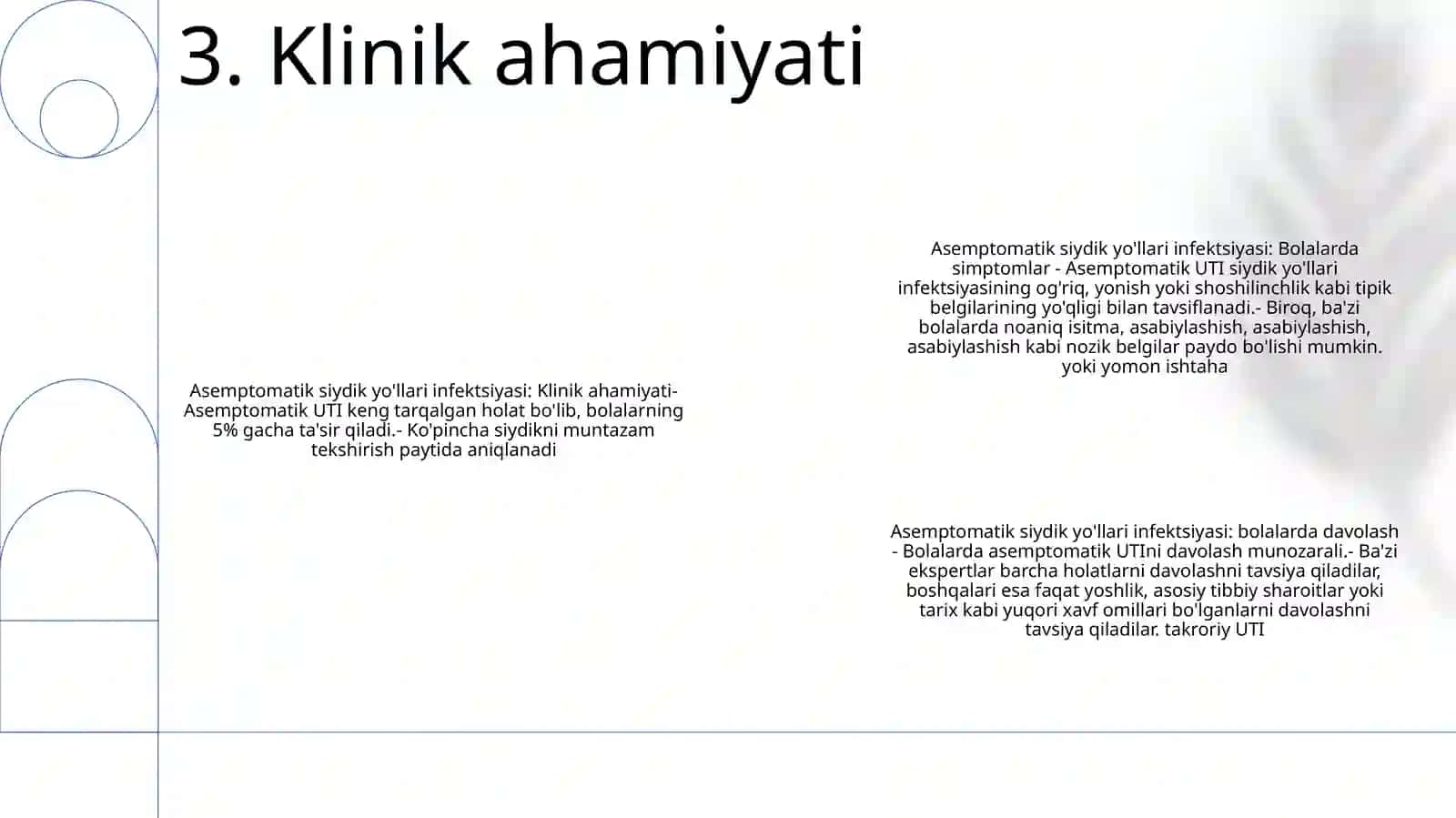 Bolalarda Belgilarsiz Istima Chiqishi 4