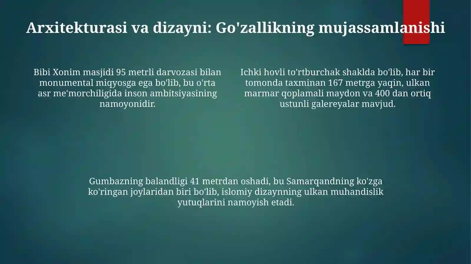 Bibi Xonim masjidi 4