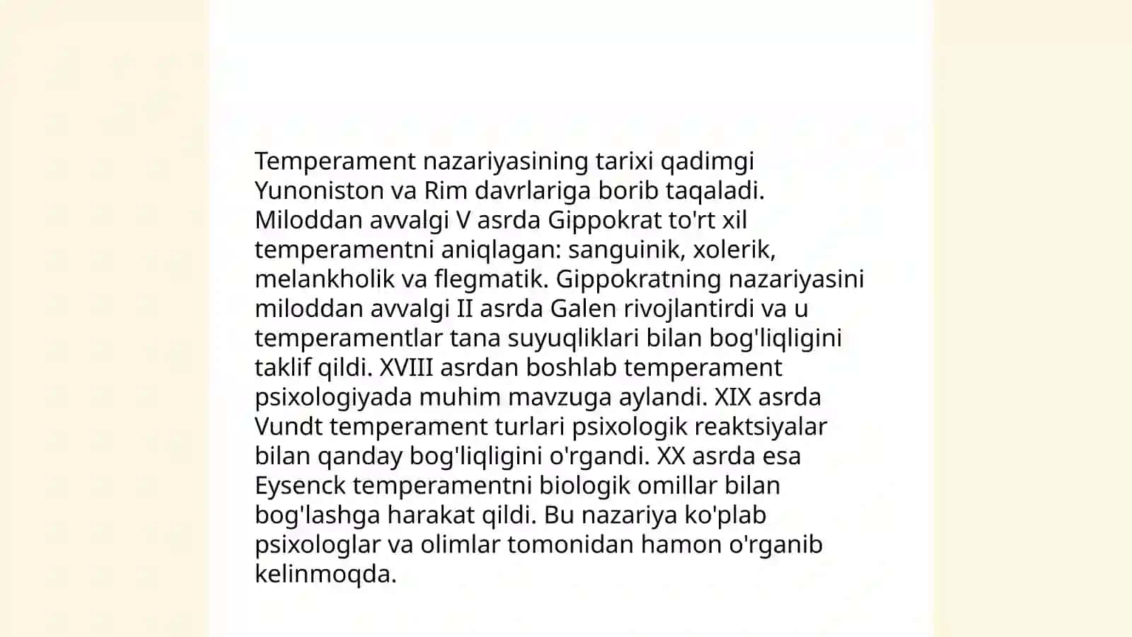 Temprament va uning nazariyasi 4