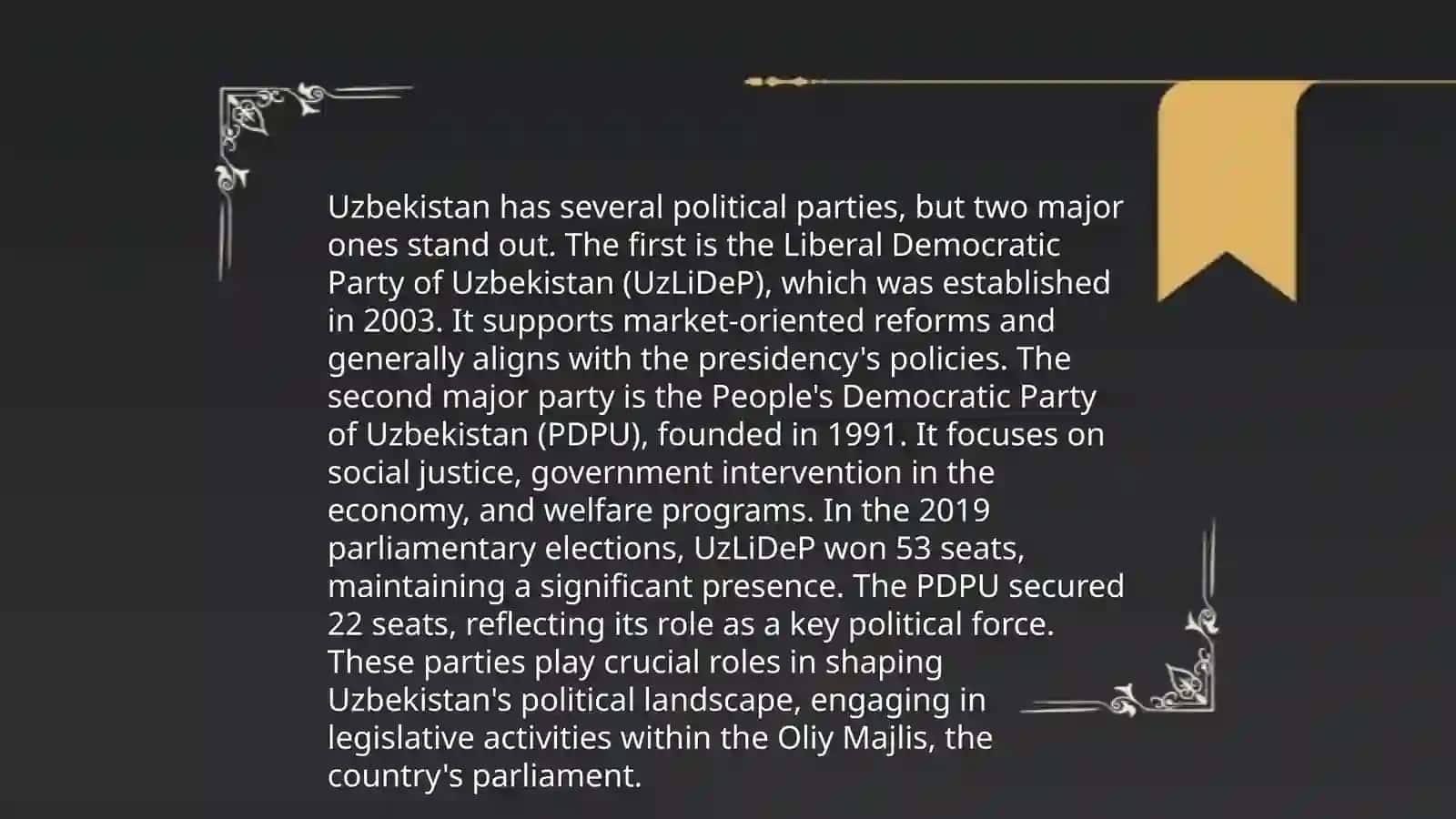 O'zbekistonda Siyosiy partiyalar 4