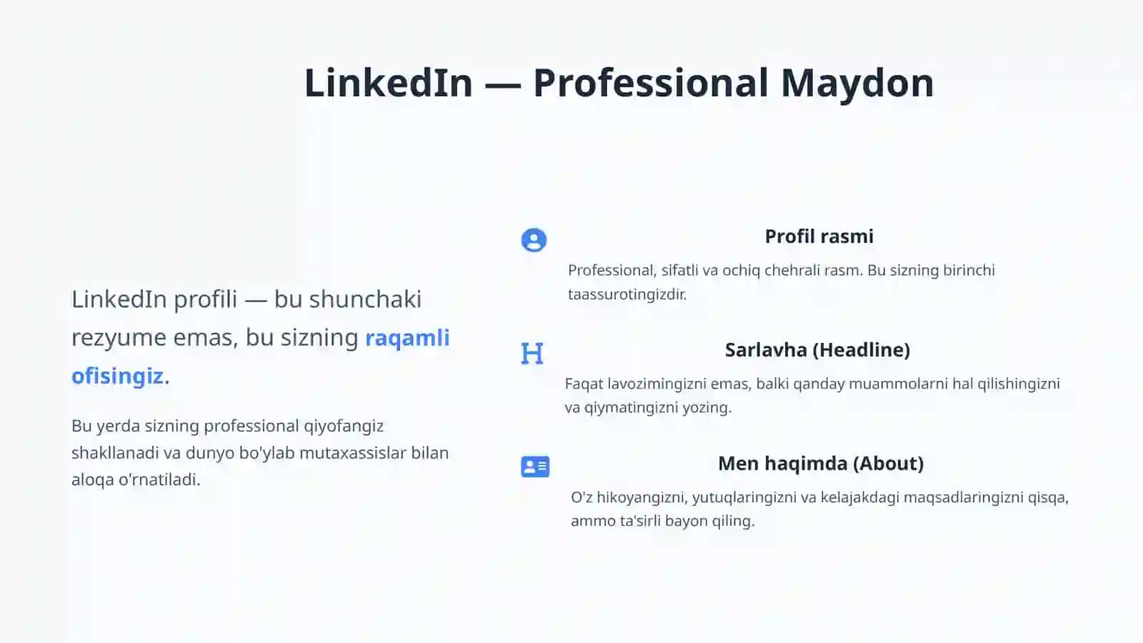 Shaxsiy Brending: Ijtimoiy Tarmoqlar Orqali Professional Imidj Yaratish 4
