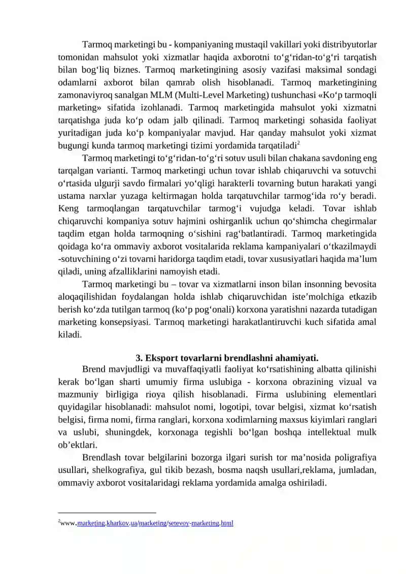KORXONALARDA EKSPORT SALOHIYATNI OSHIRISHDA INNOVATSION MARKETING TEXNOLOGIYALARIDAN SAMARALI FOYDALANISH 4