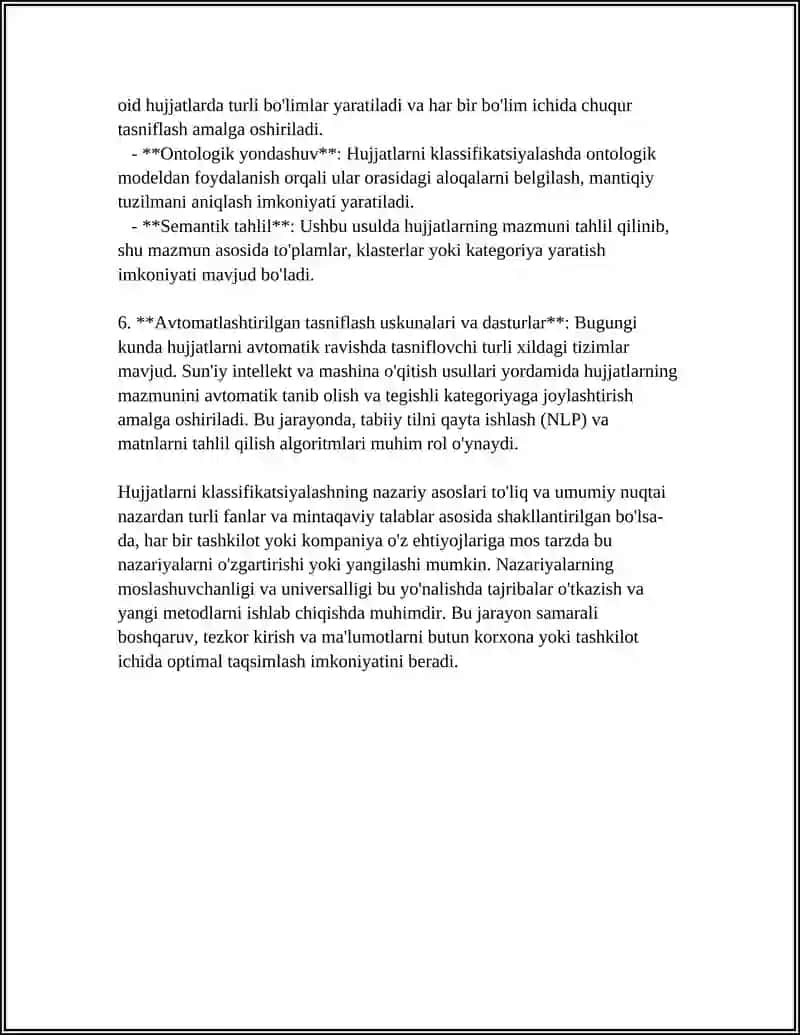 Hujjatlarni klassifikatsiyalash 4
