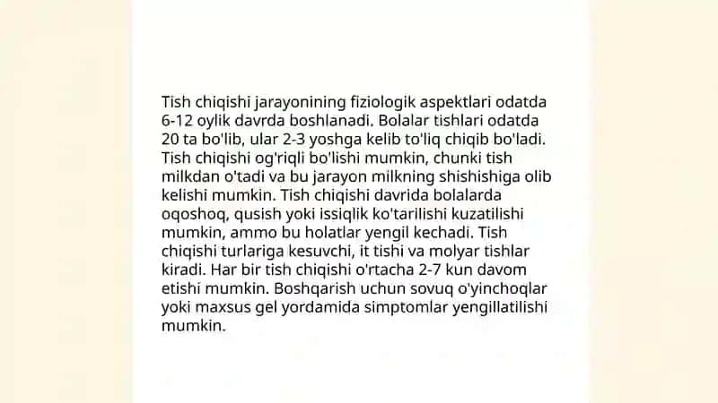 Tish chiqishi kasalliklarida davolash taktikasini tanlash 4