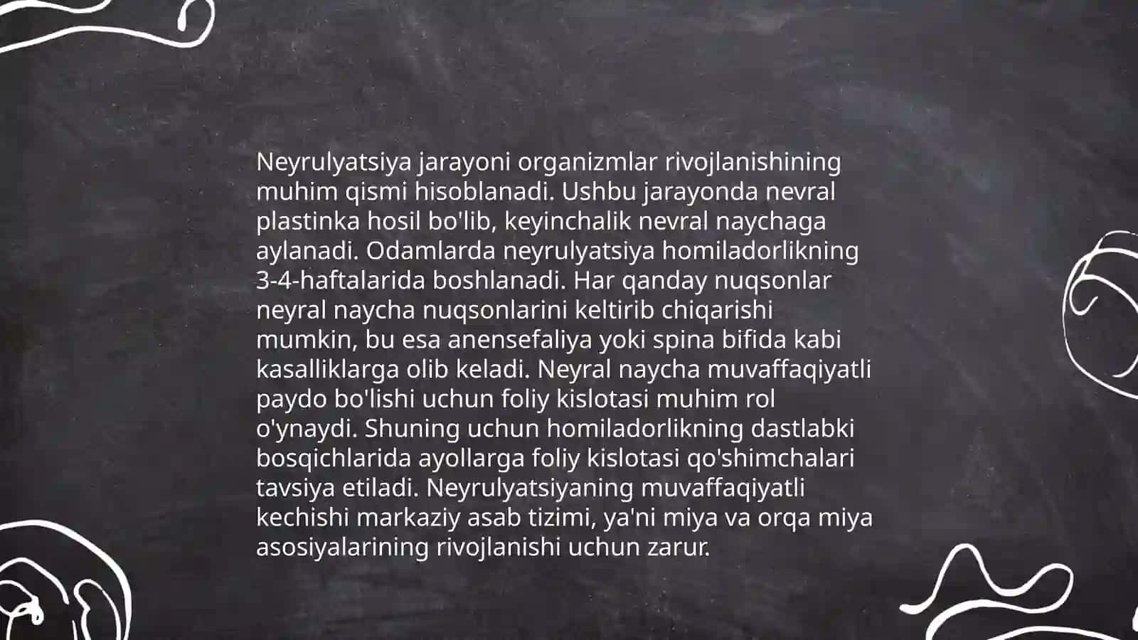 Odam embrogenezi rivojlanish bosqichlari gistalogiyasi 4