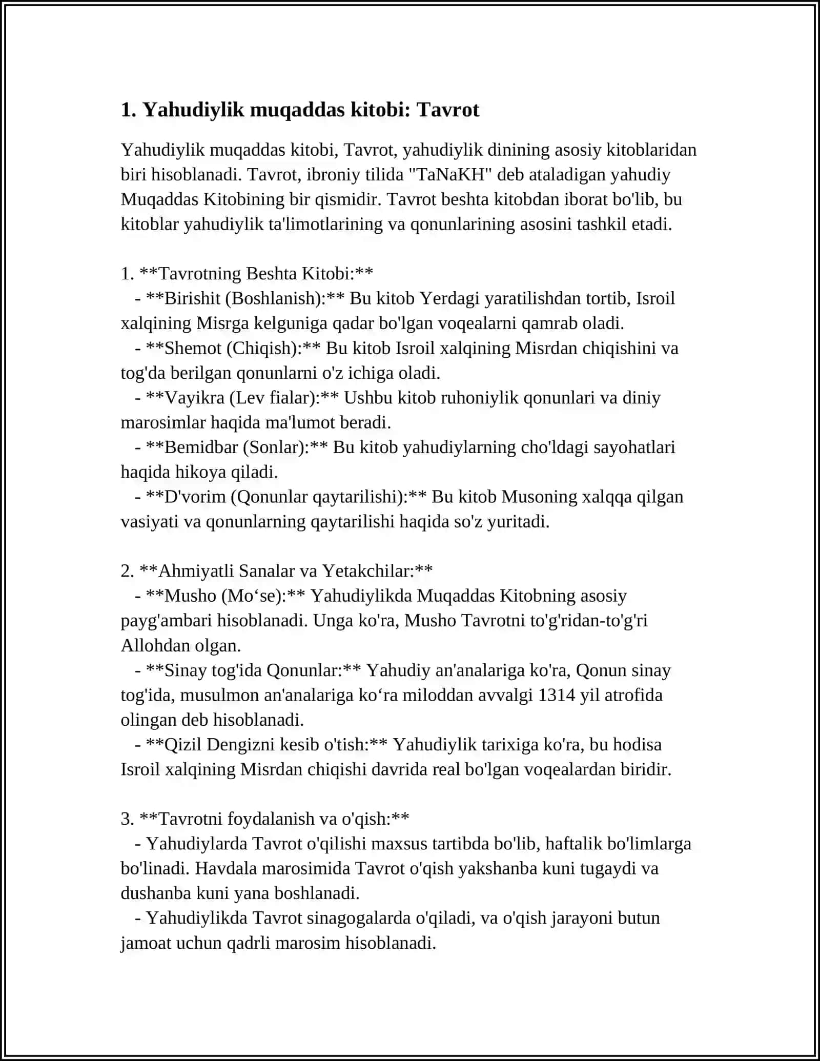 YAXUDIYLIK TALIMOTI VA MUQADDAS KITOBI.BUDDIZM TA'LIMOTIDA 4 OLIY HAQIQAT NIRVANA HAQIDA QARASHLAR 4