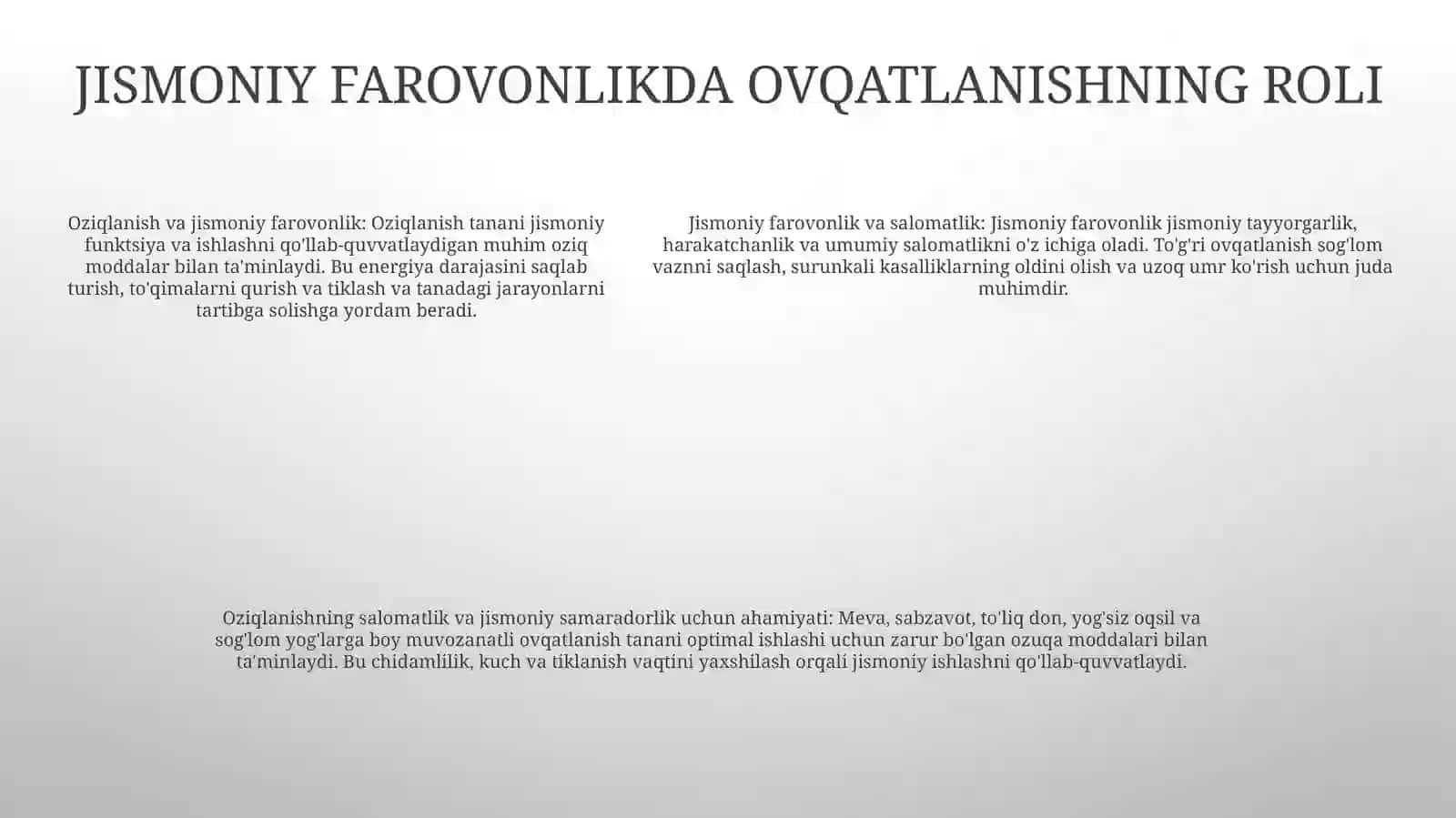 Jismoniy Takomillashish Sistemalari Va Ularni Salomatlik Uchun Ahamiyati 4