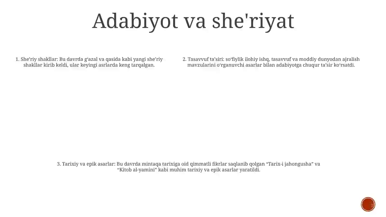 Ix-Xiii Asrlarda Oʻzbekiston Madaniyati Va SanʼAti 4