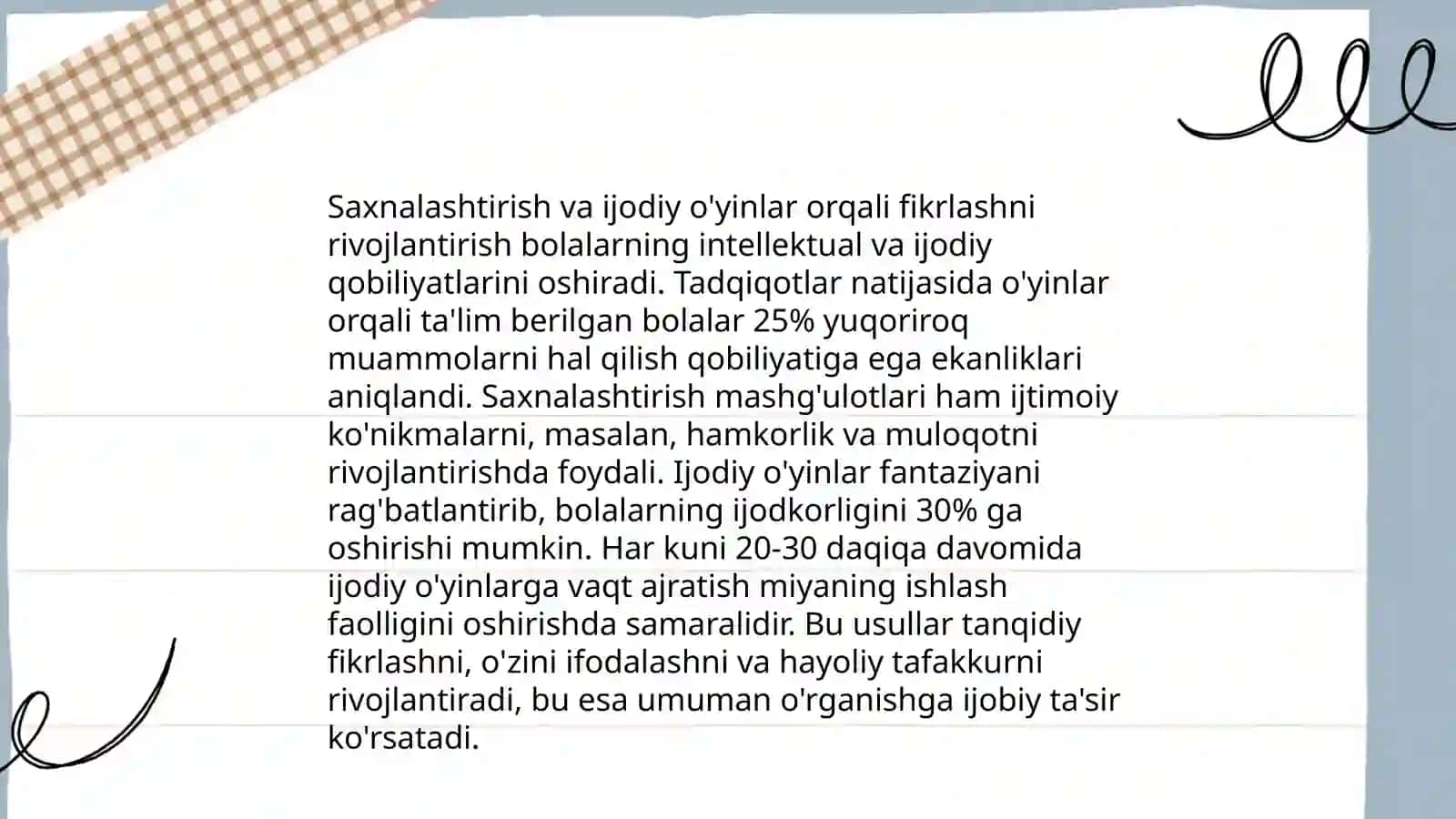 Saxnalashtirish faoliyati vositasida bolalarda ijodiy qobilyatni rivojlantirish 4