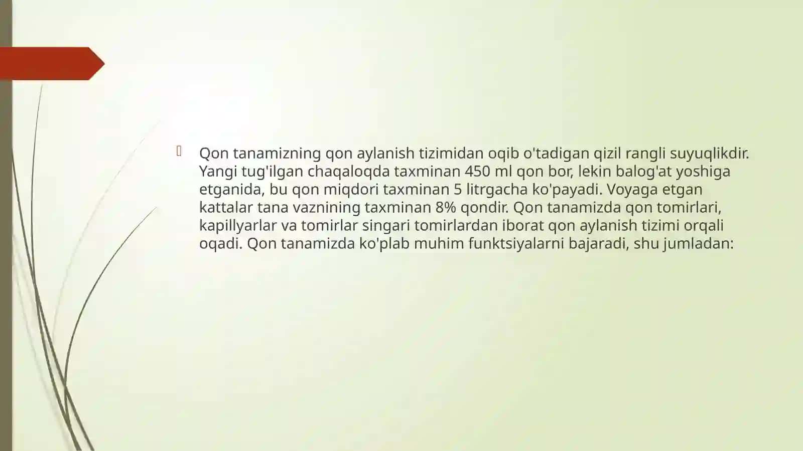 Qon va Limfa 4
