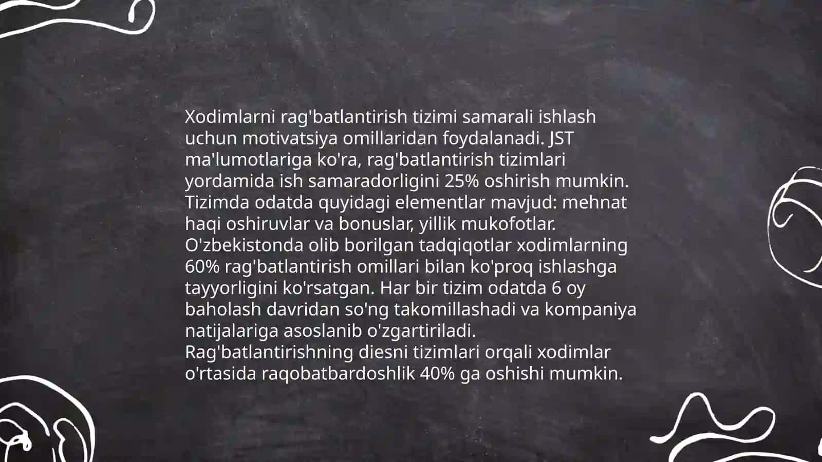 Mehnat unumdorligini oshirish yo'llari 4