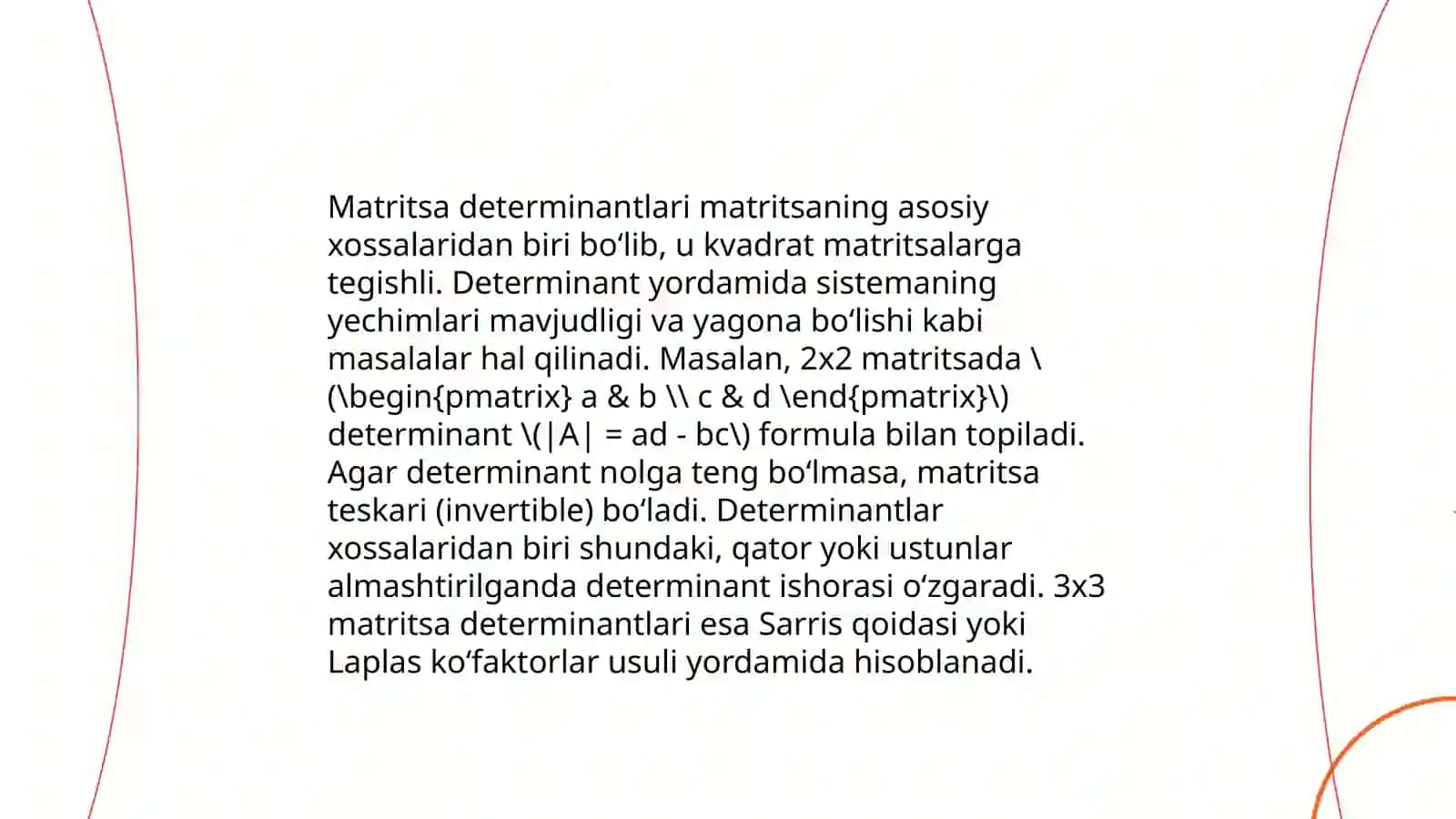 Teskari matritsa 4