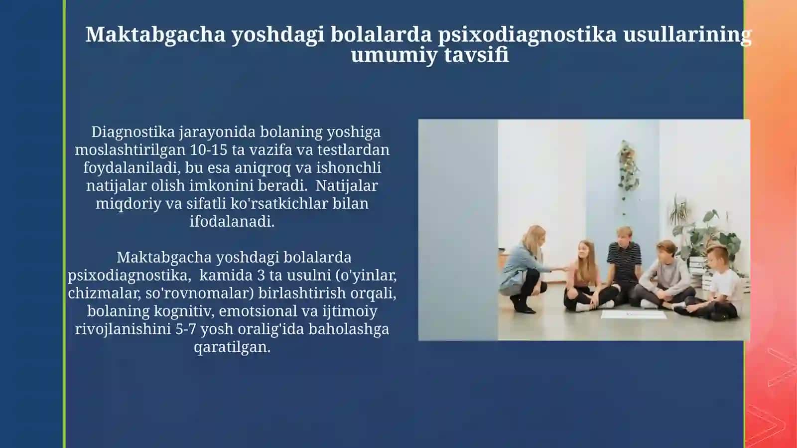 Maktabgacha bolalarda psixodiagnostika usullari 4