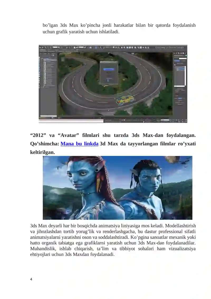 3DS-MAX dasturida boshqaruv elementlaridan samarali foydalanish axamiyati 4