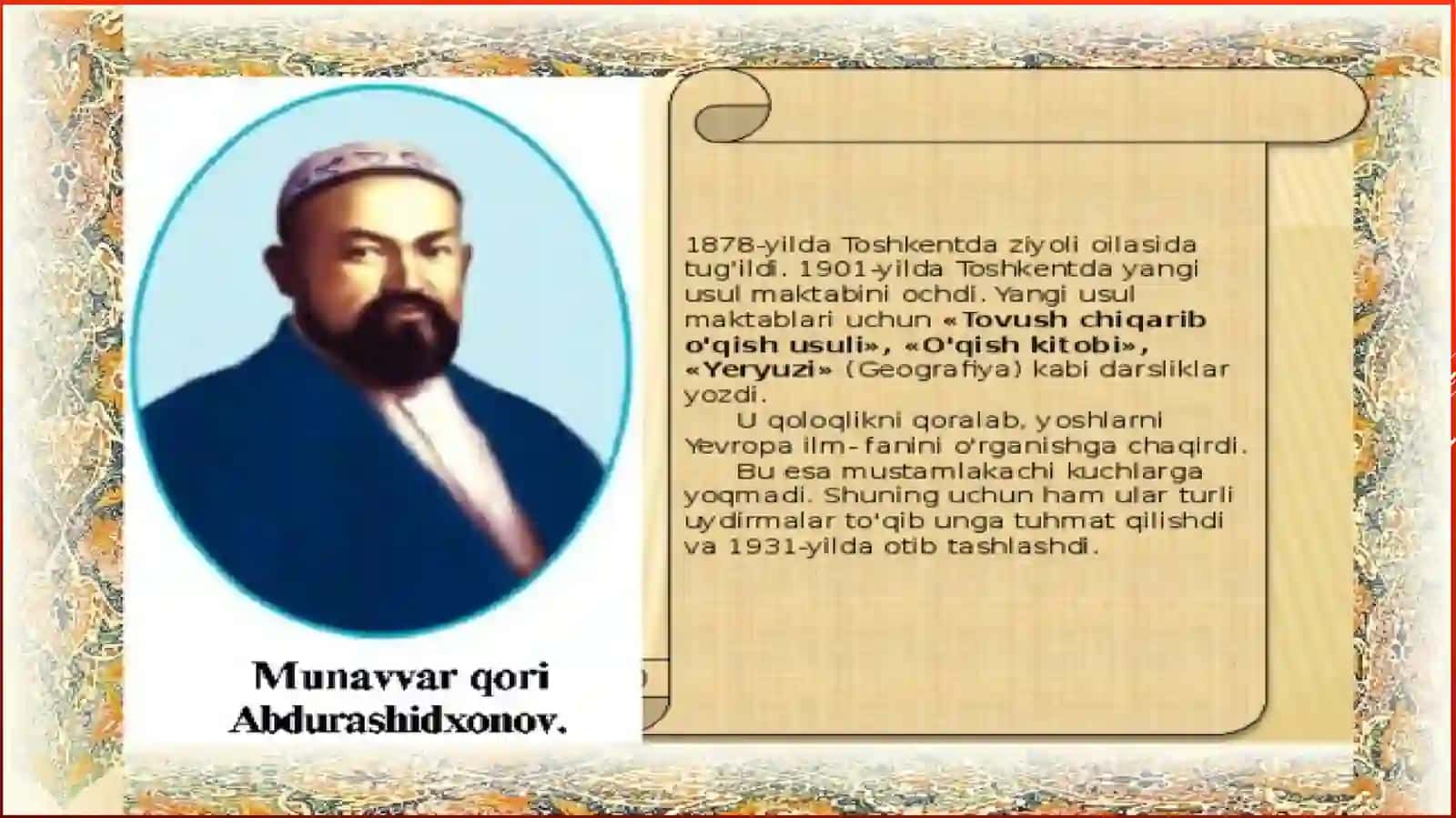 Jadid maktablarining tashkil topishi va rivojlanishi. Jadid milliy madbuoti 4