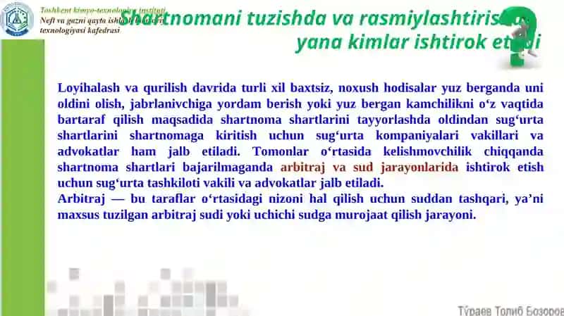 Qurilishni turlari va xarakteri 4