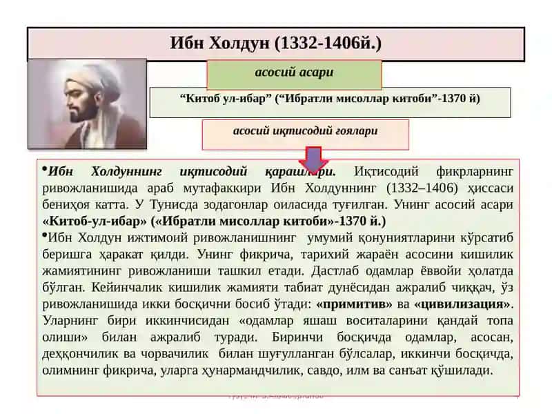Ўрта асрлар иқтисодий қарашлари 4