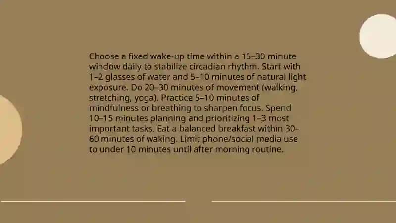 How to Create a Prodactive and Balanced Daily Routine 4