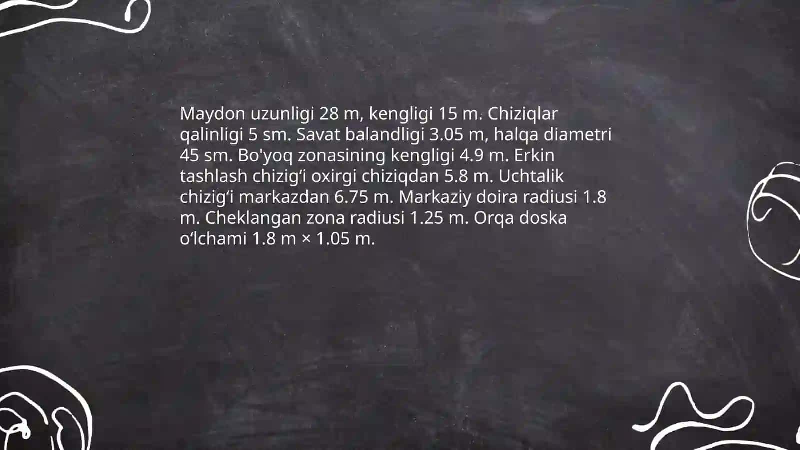 Basketbol òyini umumiy qoidalari musobaqa òtkazish va hakamlik qilish 4