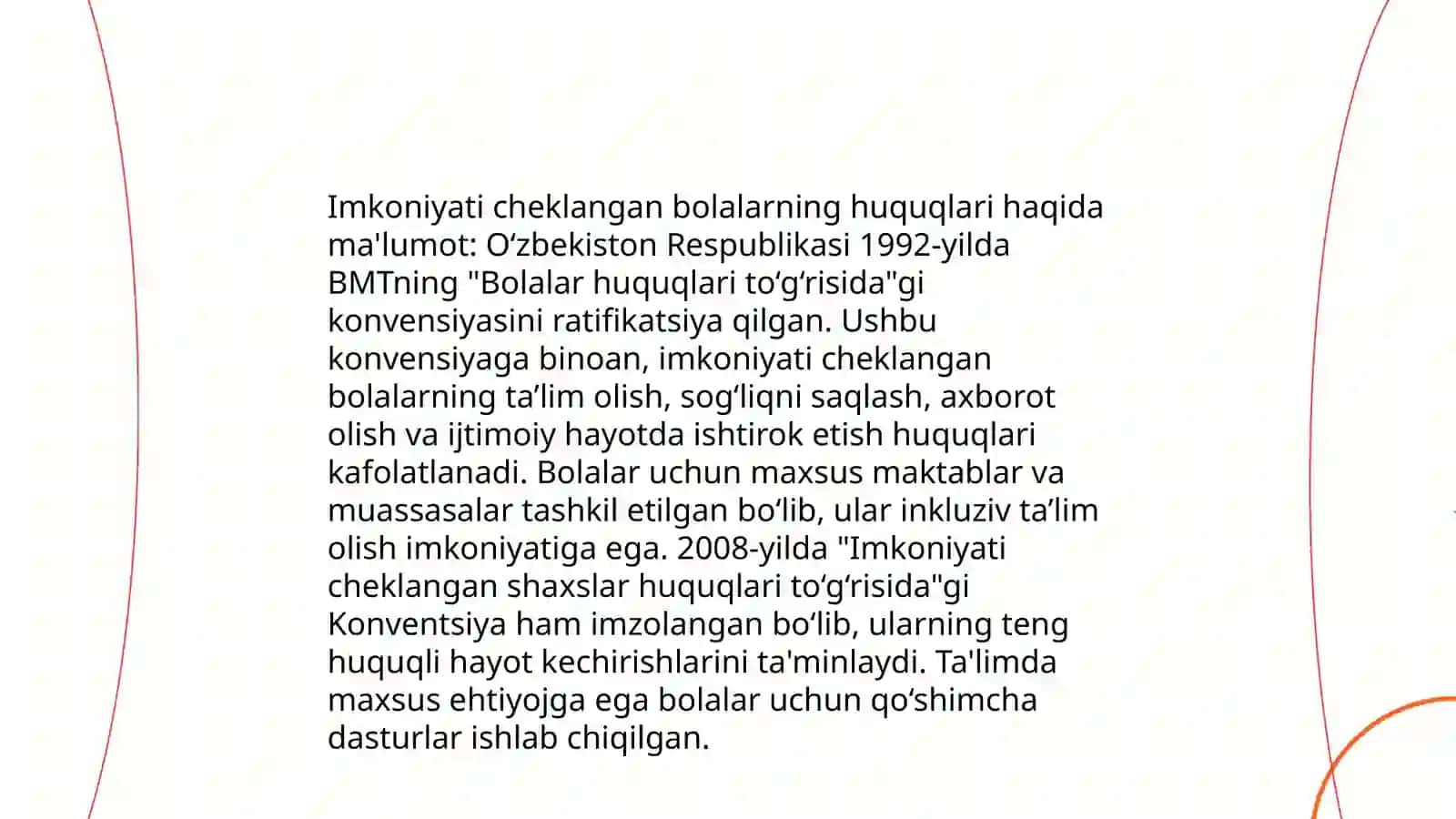 Inklyuziv ta'lim va gospital pedagogika fanidan tayyorlagan taqdimoti 4