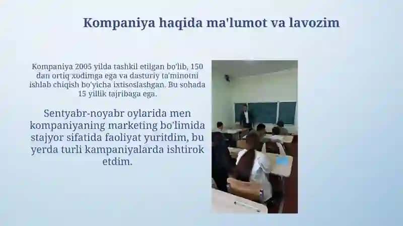 2025-yil sentyabr-noyabr oylari uchun amaliy o'tish hisoboti 4
