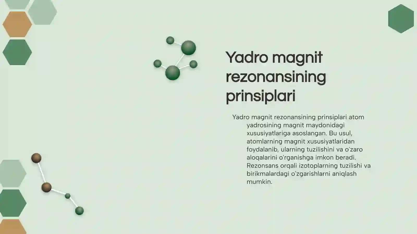 Yadro magnit rezonans spektroskopiya tahliliy usuli 4