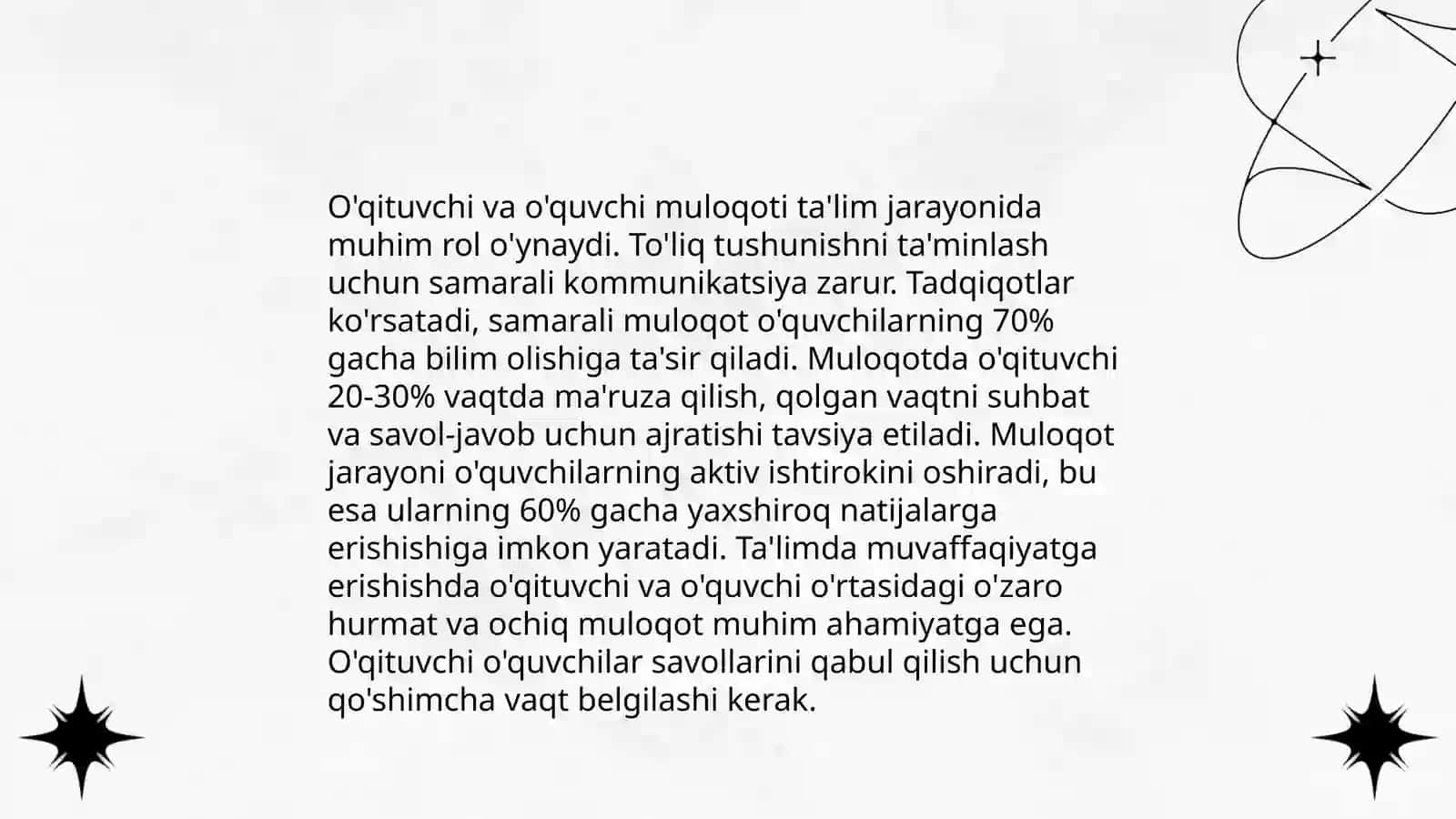 Pedagogik faoliyatda muloqot 4